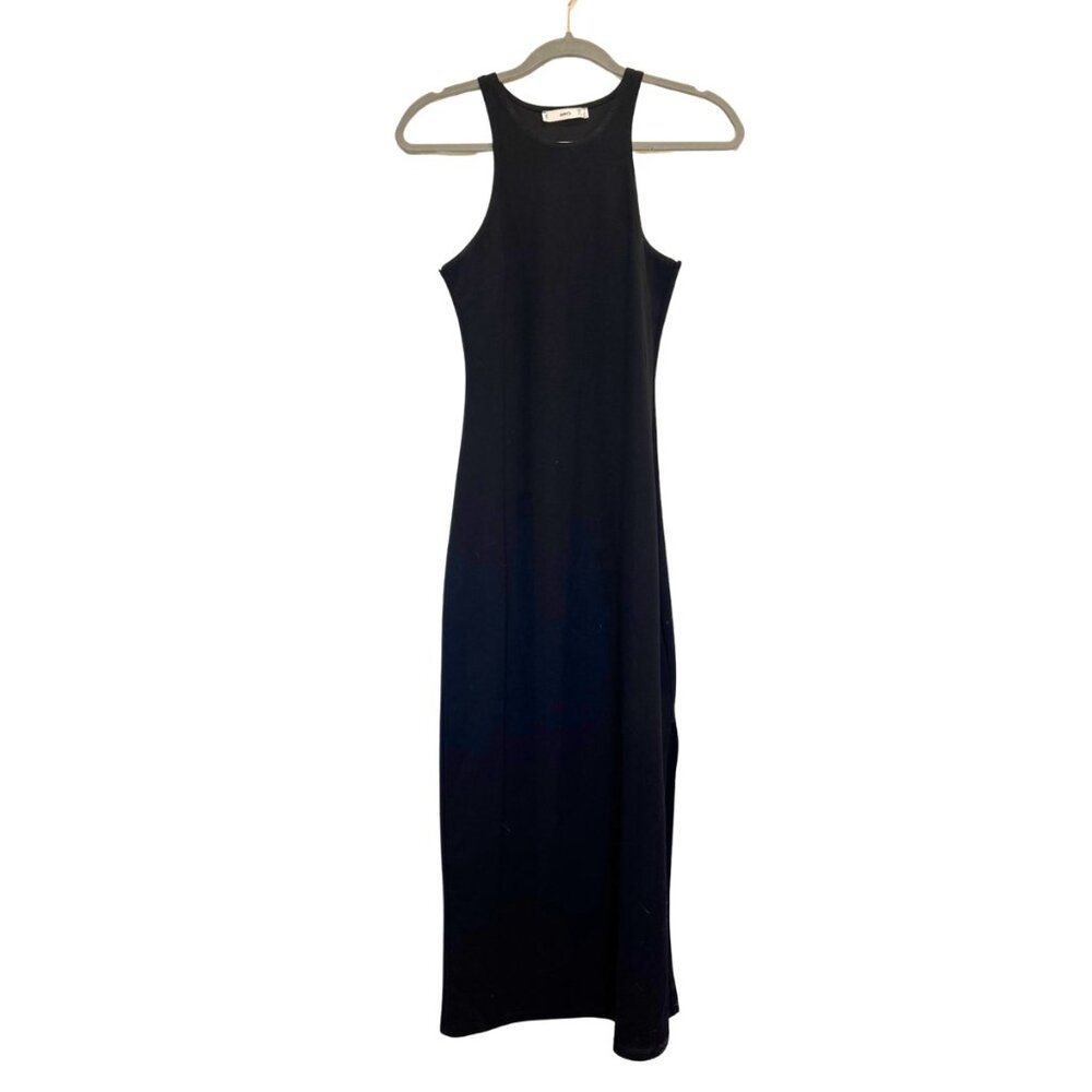 Mango Black Midi Dress
